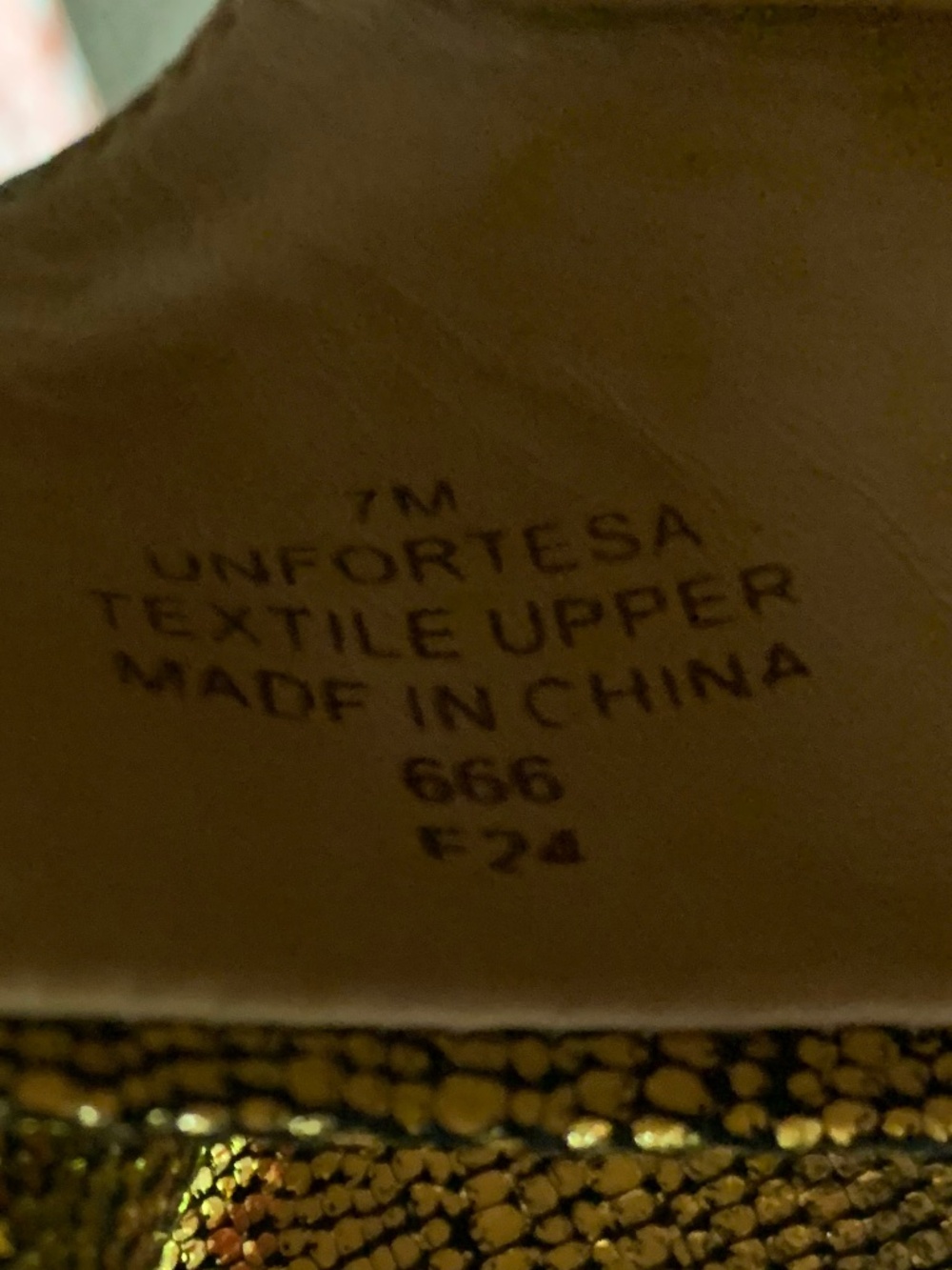Unisa Gold Ruffle Heels - Picture 9 of 10